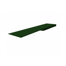 Планка финишная 46х25 0,5 Satin с пленкой RAL 6005 зеленый мох