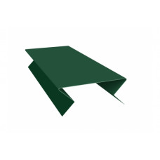 Планка угла внешнего составная нижняя 0,5 Satin с пленкой RAL 6005 зеленый мох