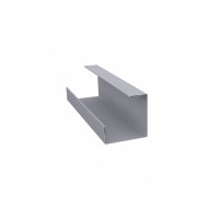 Планка угла внутреннего составная нижняя 0,5 Satin с пленкой RAL 7004 сигнальный серый