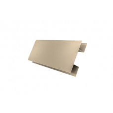 Планка H-образная БХ new 0,5 Satin с пленкой RAL 1015 светлая слоновая кость
