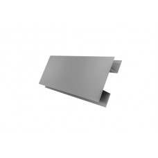 Планка H-образная БХ new 0,5 Satin с пленкой RAL 7004 сигнальный серый