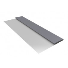 Планка стартовая БХ new 0,5 Satin с пленкой RAL 7004 сигнальный серый