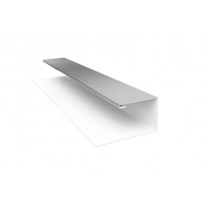 Планка П-образная БХ new 0,5 Satin с пленкой RAL 9003 сигнальный белый
