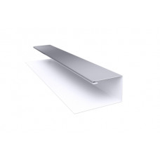 Планка П-образная БХ new 0,5 Satin с пленкой RAL 7004 сигнальный серый