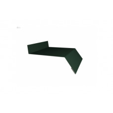 Отлив простой 100 0,5 GreenCoat Pural BT, matt RR 11 темно-зеленый (RAL 6020 хромовая зелень)