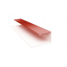 Планка П-образная БХ new 0,5 Velur RAL 8004 терракота