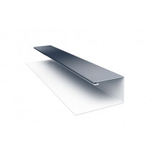 Планка П-образная БХ new 0,5 Rooftop Matte RAL 7024 мокрый асфальт