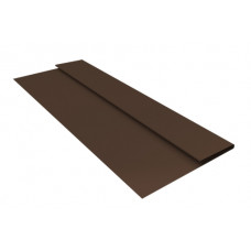 Планка стартовая БХ new 0,5 Velur RAL 8017 шоколад