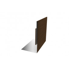 Планка приемная оконная 0,45 Print Elite Choco Wood