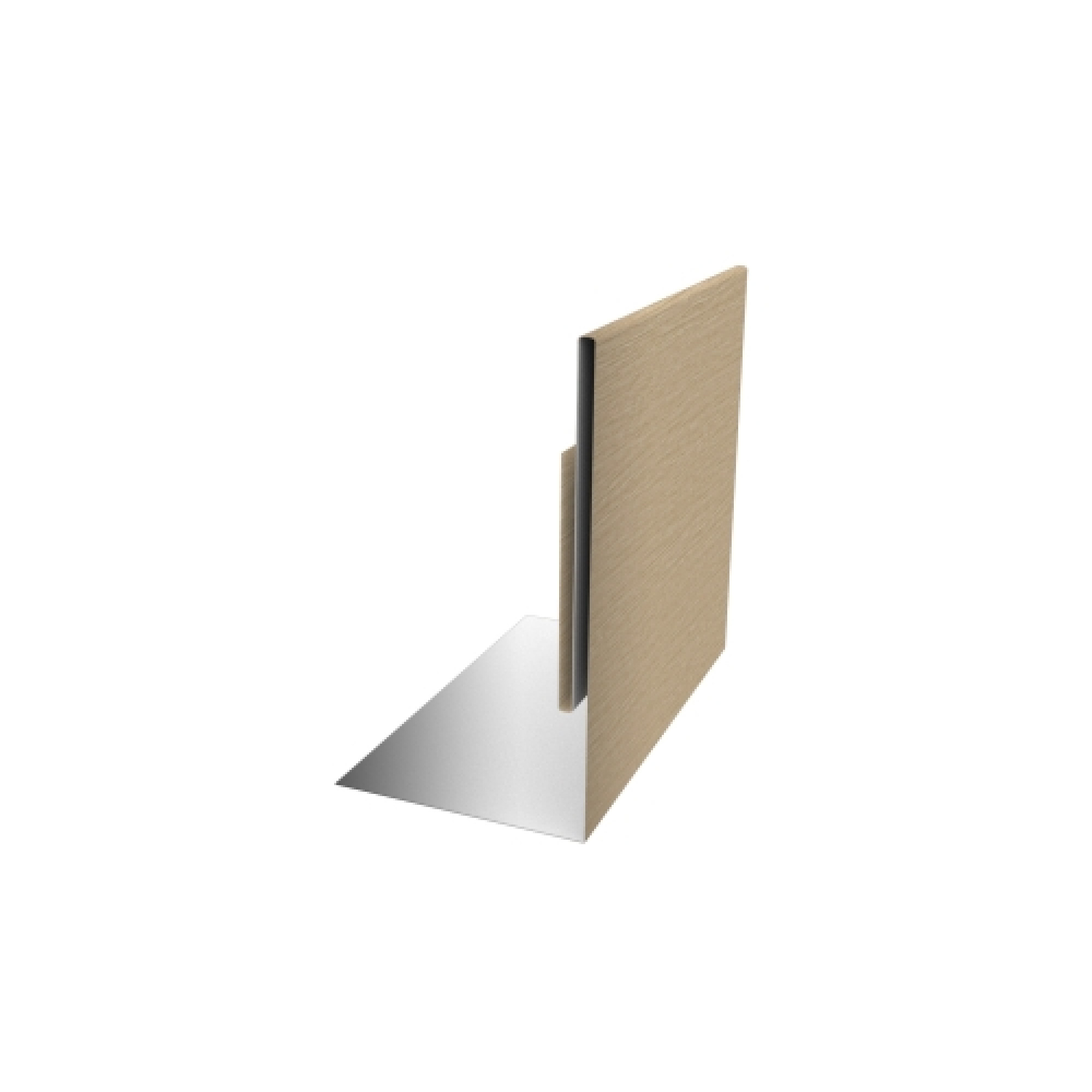 Планка приемная оконная 0,45 Print Elite Milky Wood