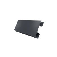 Планка H-образная БХ new 0,5 Satin Matt RAL 7024 мокрый асфальт