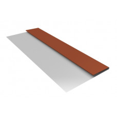 Планка стартовая БХ new 0,5 Satin Matt RAL 8004 терракота