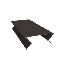 Планка угла внешнего составная нижняя 0,5 Satin Matt RAL 8017 шоколад