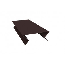 Планка угла внутреннего составная верхняя 0,5 Satin Matt RAL 8017 шоколад