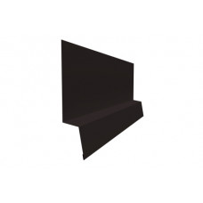 Планка начальная фальц 0,5 Satin с пленкой RAL 9005 черный