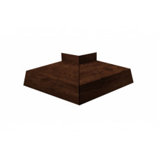 Угол отлива внешний 100 0,45 Print Elite с пленкой Cherry Wood