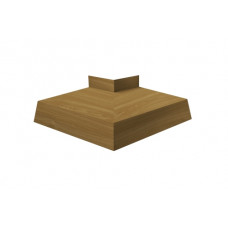 Угол отлива внешний 100 0,45 Print Elite с пленкой Honey Wood