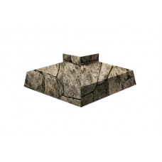 Угол отлива внешний 100 0,45 Print Elite с пленкой King Stone