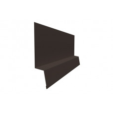 Планка начальная фальц 0,5 Satin с пленкой RR 32 темно-коричневый