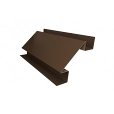 Планка угла внутреннего сложного Экобрус 0,5 Satin Matt RR 32 темно-коричневый
