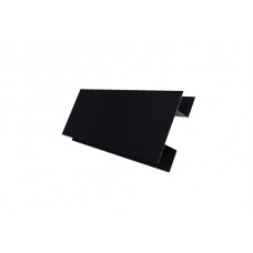 Планка H-образная 0,45 Drap ST RAL 9005 черный