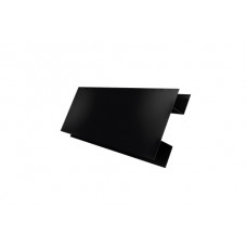 Планка H-образная БХ new 0,45 Drap ST RAL 9005 черный
