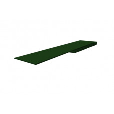 Планка финишная 46х25 0,5 Satin Matt RAL 6005 зеленый мох