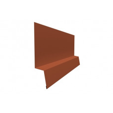 Планка начальная фальц 0,45 Drap ST RAL 8004 терракота