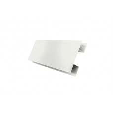 Планка H-образная БХ new 0,45 Drap с пленкой RAL 9003 сигнальный белый