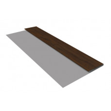Планка стартовая БХ new 0,45 Print Elite Chestnut Wood (обратная сторона серая)