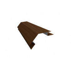 Планка угла внешнего сложного 135гр Экобрус Grand Line 0,45 Print Elite Choco Wood