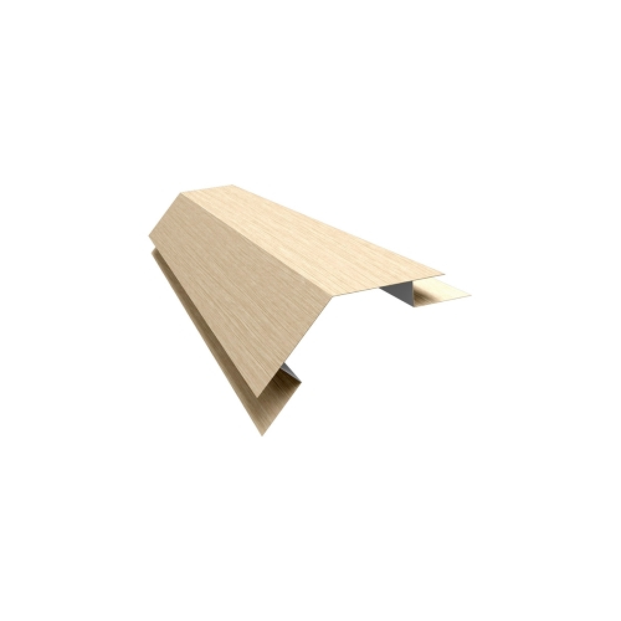 Угол внешний сложный 75х75 135гр 0,45 Print Elite Milky Wood