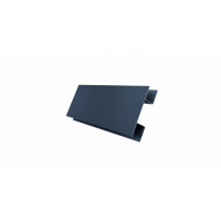 Планка H-образная 0,5 Satin с пленкой RAL 7024 мокрый асфальт