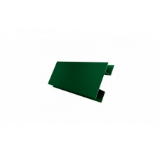 Планка H-образная 0,5 Satin с пленкой RAL 6005 зеленый мох