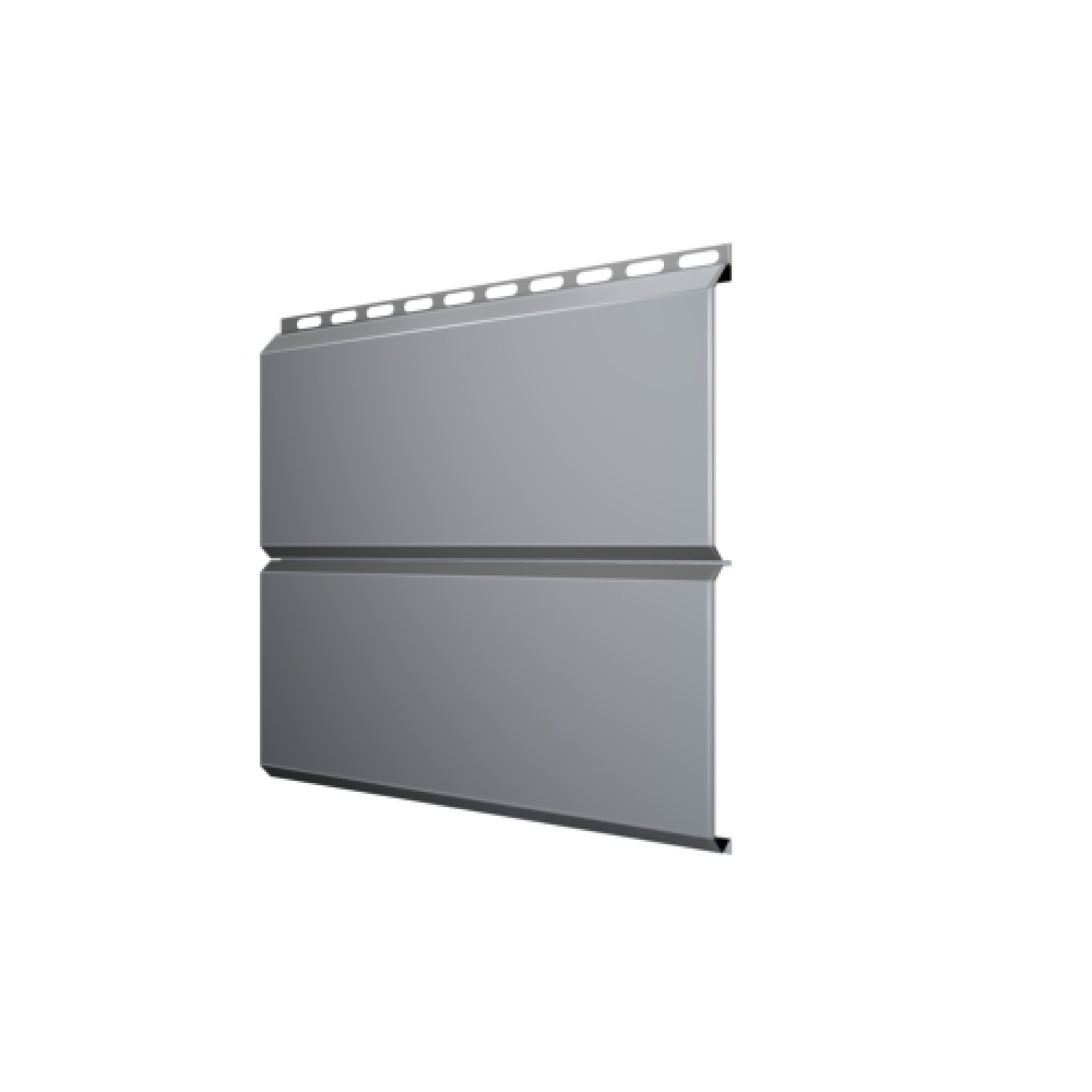 ЭкоБрус 0,345 0,5 Satin RAL 9006 бело-алюминиевый