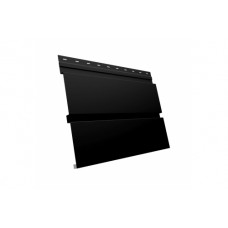 Квадро брус 0,5 GreenCoat Pural Matt, с пленкой, RR 33 (RAL 9005), черный