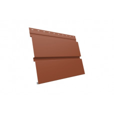 Квадро брус 0,45 Drap с пленкой RAL 8004 терракота