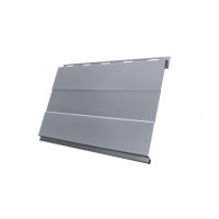 Вертикаль 0,2 prof 0,5 Satin с пленкой RAL 9006 бело-алюминиевый