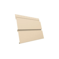 Квадро брус 0,5 Satin с пленкой RAL 1015 светлая слоновая кость