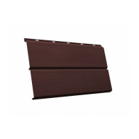 ЭкоБрус 3D 0,345 Grand Line 0,5 GreenCoat Pural BT, matt RR 887 шоколадно-коричневый (RAL 8017 шоколад)