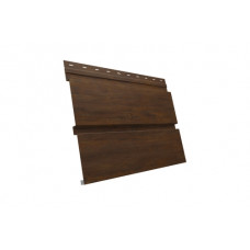 Квадро брус 0,45 Print Elite Elite с пленкой Chestnut Wood (обратная сторона серая)
