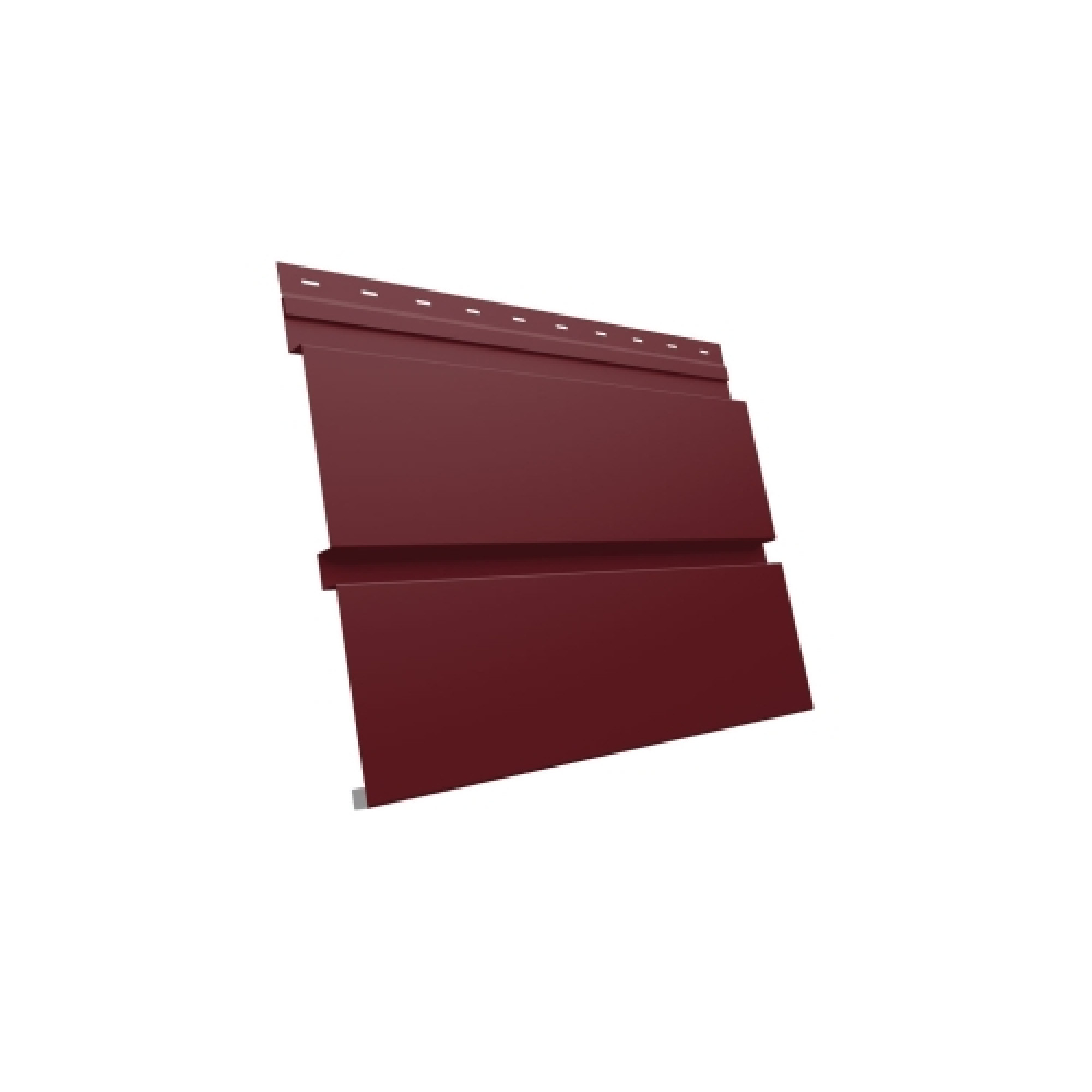 Квадро брус 0,5 Satin с пленкой RAL 3005 красное вино