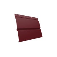 Квадро брус 0,5 Satin с пленкой RAL 3005 красное вино