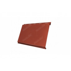 Вертикаль 0,2 classic 0,5 Satin с пленкой RAL 8004 терракота