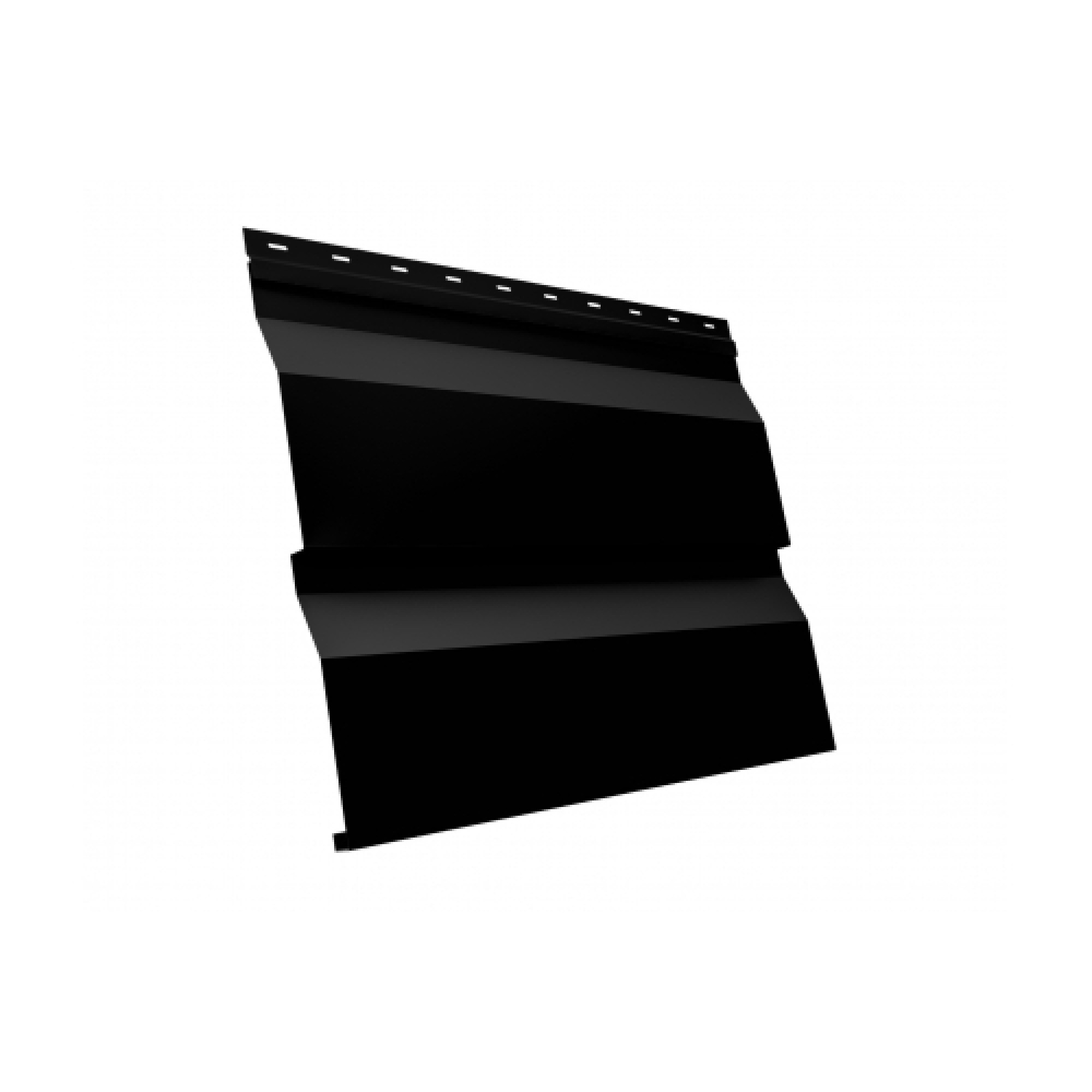 Корабельная Доска XL 0,5 GreenCoat Pural BT, matt RR 33 черный (RAL 9005 черный)