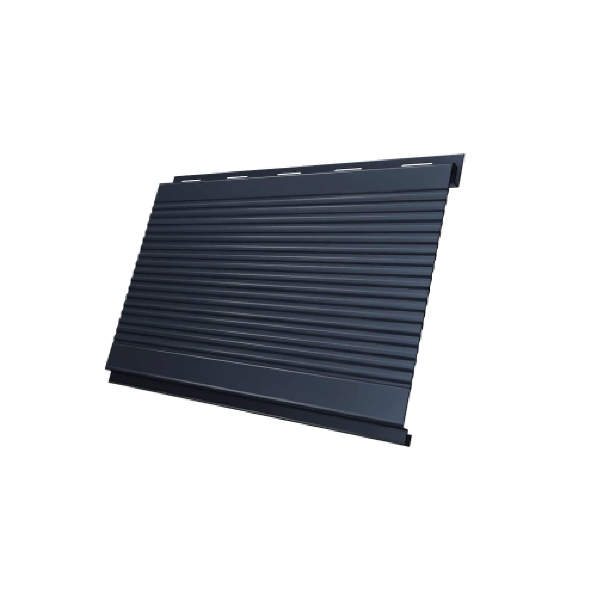 Вертикаль 0,2 Grand Line gofr 0,5 Rooftop Matte с пленкой RAL 7024 мокрый асфальт