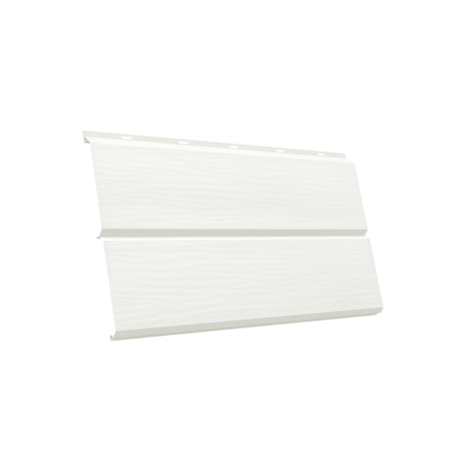 ЭкоБрус 3D 0,345 Grand Line 0,5 Satin с пленкой RAL 9003 сигнальный белый