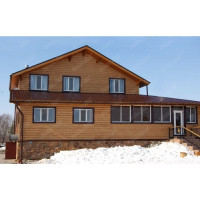 Сталь Блок-хаус 0,390 Grand Line 0,45 Print Premium Cherry Wood