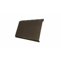 Вертикаль 0,2 classic 0,5 GreenCoat Pural BT с пленкой RR 32 темно-коричневый (RAL 8019 серо-коричневый)