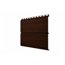 ЭкоБрус 0,345 Gofr 0,45 Print Elite Choco Wood